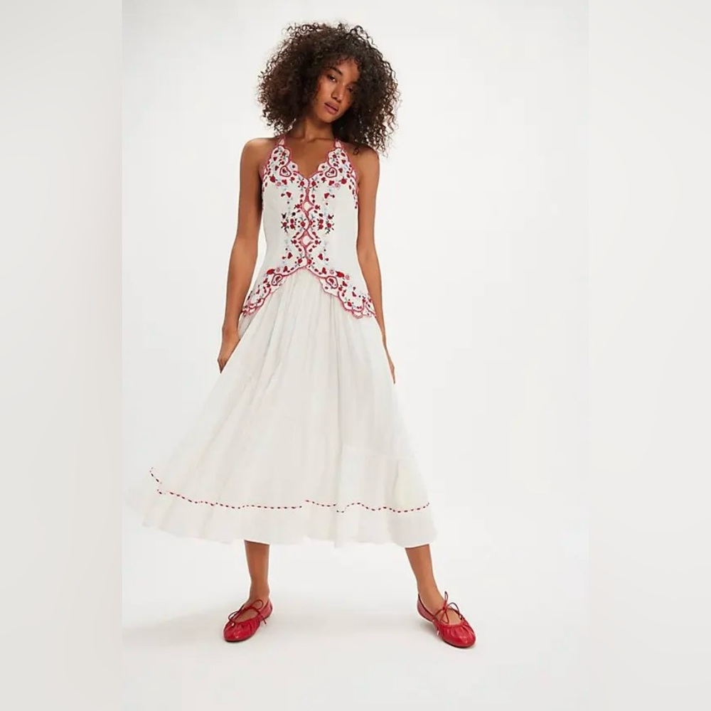 NWT Free People Valenciana Midi Dress